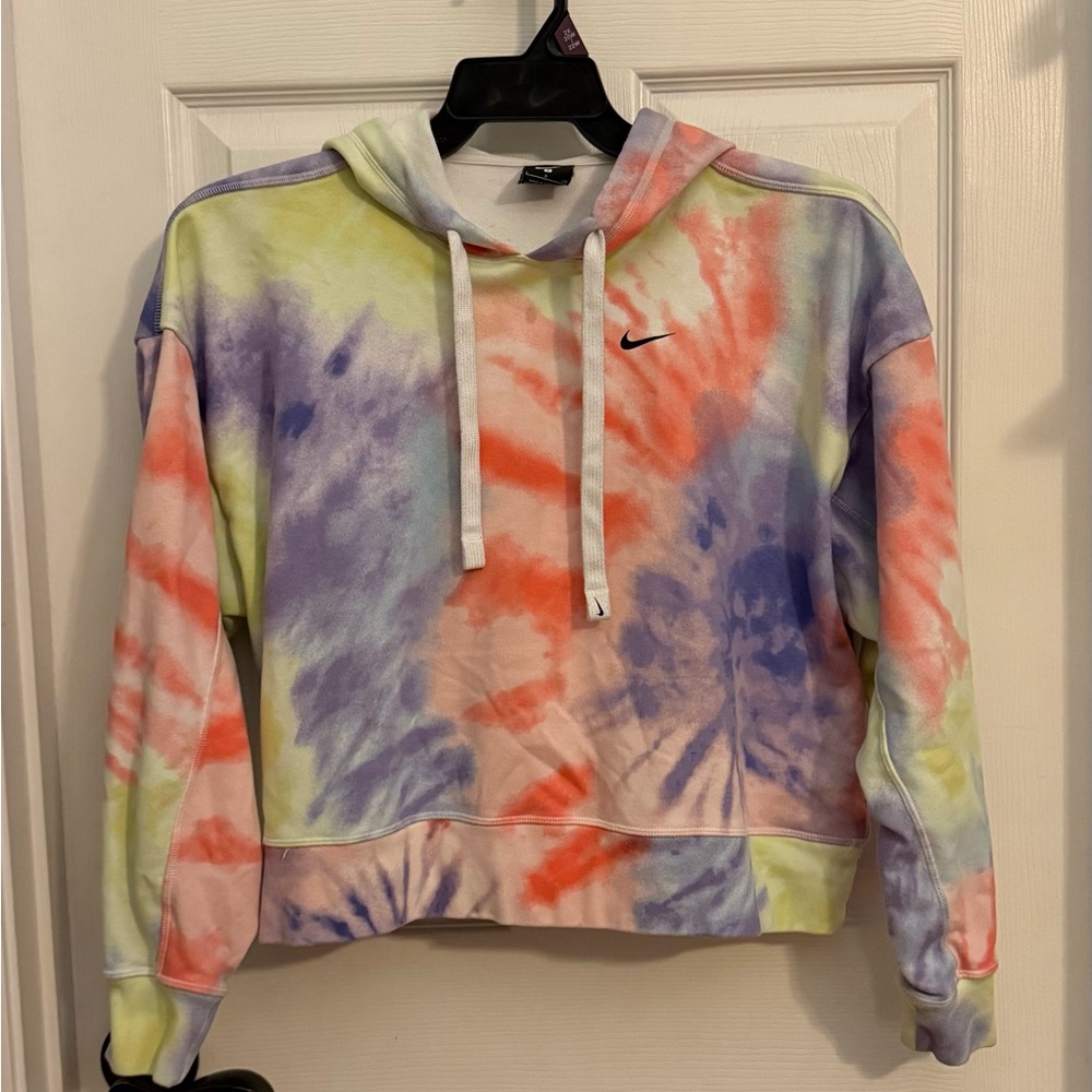Nike Dri-FIT Get Fit Women's Tie-dye Pullover Training Hoodie - Size S